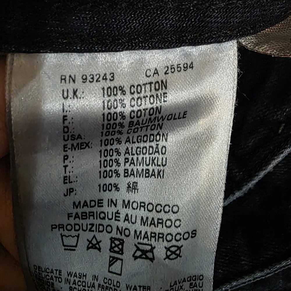 Diesel Mens Zatiny Regular Fit Bootcut Stretch Jeans Size 40 X 30 Dark Wash